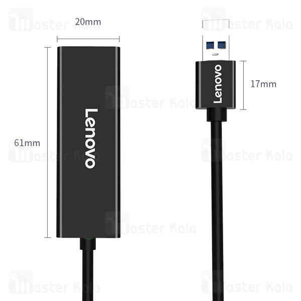 کابل تبدیل USB3.0 به LAN لنوو Lenovo A518 USB3.0 to RJ45 Network Converter